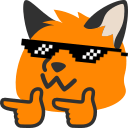 blobfox, blobfoxdealwithitfingerguns