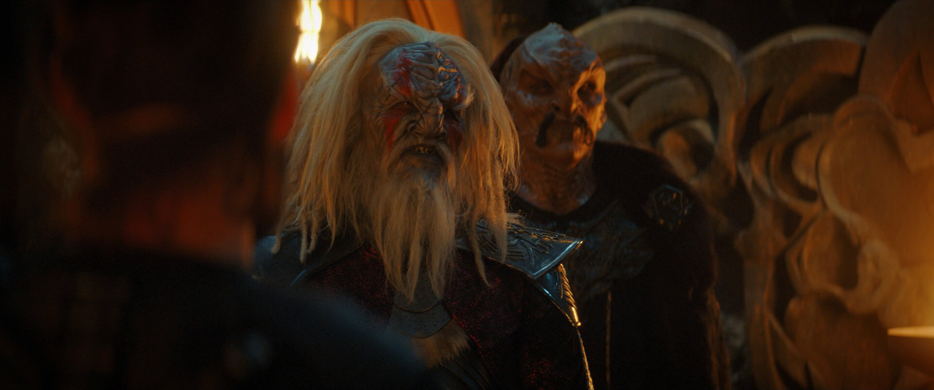 A pair of Klingons as seen in "Point of Light"